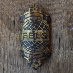 Steuerkopfschild FELS, 20er Jahre, Originalschild aus Sammlungsbestand 