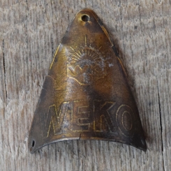 Steuerkopfschild WEKO, 30er Jahre, Originalschild aus Sammlungsbestand 