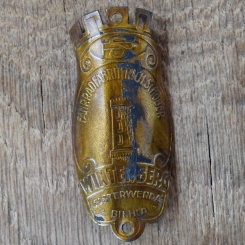 Steuerkopfschild WINTERBERG, 30er Jahre, Originalschild aus Sammlungsbestand 