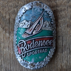 Steuerkopfschild BODENSEE, 50er Jahre, Originalschild aus Sammlungsbestand 