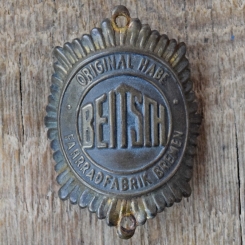 Steuerkopfschild BEITSCH, 50er Jahre, Originalschild aus Sammlungsbestand 
