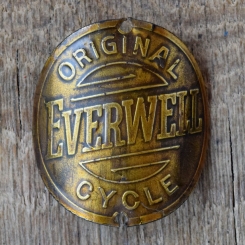 Steuerkopfschild EVERWELL, 30er Jahre, Originalschild aus Sammlungsbestand 