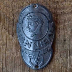 Steuerkopfschild HANNIBAL, 50er Jahre, Originalschild aus Sammlungsbestand 