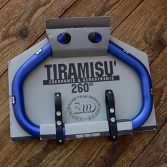 Lenker Hörnchen "bar ends" 3ttt - TIRAMISU, blau , Ergonomic & Aerodynamic, NOS, 260 g. 