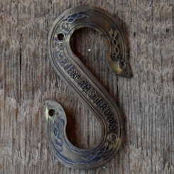 Steuerkopfschild SIMPLEX-AMSTERDAM, 50er Jahre, Originalschild aus Sammlungsbestand 