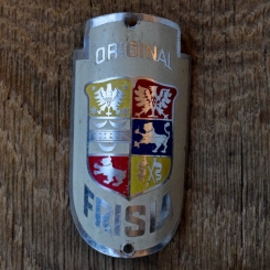 Steuerkopfschild FRISIA, 50er Jahre, Originalschild aus Sammlungsbestand 