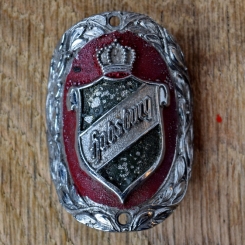 Steuerkopfschild HABSBURG, 50er Jahre, Originalschild aus Sammlungsbestand 