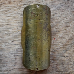 Steuerkopfschild SIMSON, 50er Jahre, Originalschild aus Sammlungsbestand 