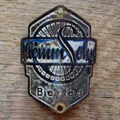 Steuerkopfschild KLEMM SOHN, 50er Jahre, Originalschild aus Sammlungsbestand 