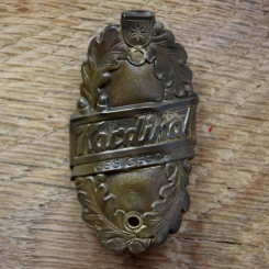 Steuerkopfschild KARDINAL, 50er Jahre, Originalschild aus Sammlungsbestand 