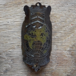 Steuerkopfschild GOBI-RAD, 30er Jahre, Originalschild aus Sammlungsbestand 