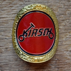 Steuerkopfschild KIRSCH, 50er Jahre, Originalschild aus Sammlungsbestand 