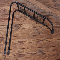 Gepäckträger, orig. 1950er/60er Jahre, mit leichten Gebrauchsspuren, schwarz 