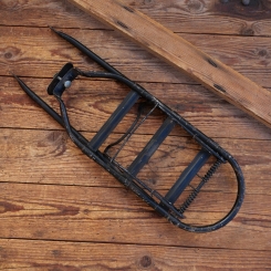 Gepäckträger, ca. 33 x 16cm, orig. 30er Jahre, gebr., überstrichen, passend für 26/28er Fahrräder 