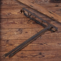 Gepäckträger,Bandeisen, ca. 33 x 16cm, orig. 30er Jahre, gebr., passend für 28er Fahrräder 