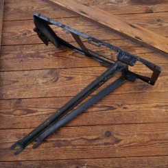 Gepäckträger, Bandeisen, ca. 38 x 25cm, orig. 30er Jahre, gebr., passend für 26er Lasten-Fahrräder 