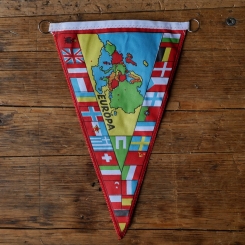 TOBI-Wimpel "EUROPA", 60/70er Jahre Altbestand 