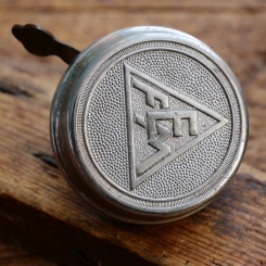 Fahrrad/Moped Klingel EFM (Franz Epple/Memmingen), orig. 50er Jahre, verchromt, gebr. 