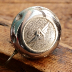 Fahrrad/Moped Klingel ZÜNDAPP, orig. 60er/70er Jahre, verchromt, gebr. 