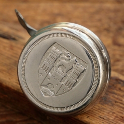 Fahrrad/Moped Klingel, Motiv Wappen Wolfsburg/BÜSSING, orig. 50er/60er Jahre, gebr. 