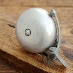 Fahrrad Klingel für Rennrad, orig. 70er/80er Jahre, Alu, gebr. 