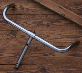 Fahrradlenker, Englische Form, passend für Hollandrad, verchromt, gebr. 