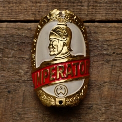 Steuerkopfschild  IMPERATOR, original 50/60er Jahre, NOS 