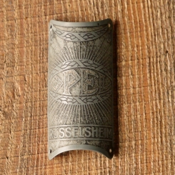 Steuerkopfschild OPEL, 1920er/30er Jahre, gebr. 