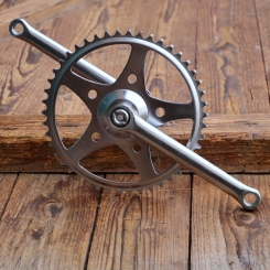 Tretlager RENAK, für Tourenrad, DDR orig. 70er/80er J., verchromt, universal Glockenlager, NOS 