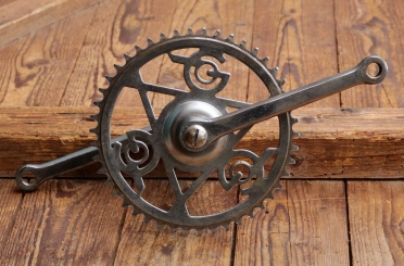 Tretlager GÖRICKE für Tourenrad, orig. 60er/70er J., verchromt, Glockenlager, gebr. 