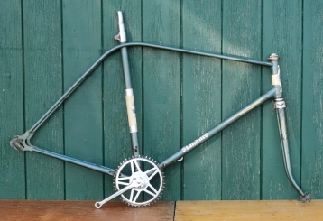 Fahrradrahmen STANDARD Doppelrohr, Herren, für sportl. Tourenrad, 26 Zoll, Stahl, Ende 50er J., gebr. 