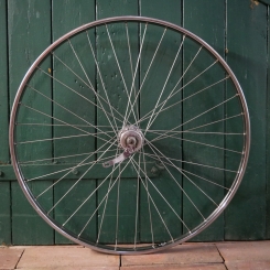 Hinterrad, 26 Zoll (590mm), VAN SCHOTHORST Westwood-Felge Niro, Torpedo 3-Gang Nabe,  gebr. 