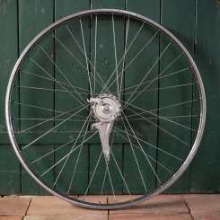 Vorderrad ALESA, 28 Zoll(622), Westwood, Nirosta, für Drahtreifen, Trommelbrems-Nabe, gebr. 