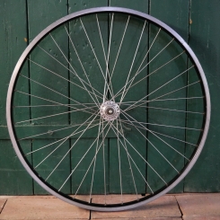 Vorderrad RIGIDA, 26 Zoll(559), Alu, schwarz, für Drahtreifen, SACHS V3 Nabe, gebr. 