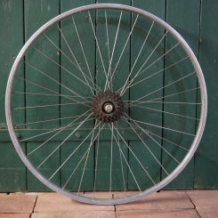 Hinterrad, Bj. 1991, 28 Zoll (622), für Sportrad, ALESA Alu-Felge silber, SACHS-MAILLARD-Nabe, gebr. 