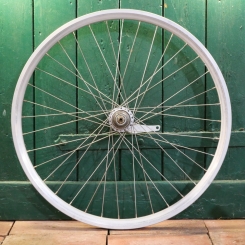 Hinterrad 28 Zoll (622), für Drahtbereifung, SCHÜRMANN Skyline-Felge, Nabe SACHS T3 3-Gang, NOS 