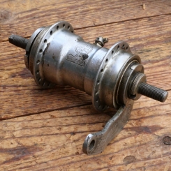 Nabe Hinterrad Fahrrad, F+S Torpedo Mod. 09 , Bj. 1954, DDR Reichenbach, verchromt, gebraucht 