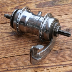 Nabe Hinterrad Fahrrad, F+S Torpedo Mod. 09 , Bj. 1955, verchromt, gebraucht 