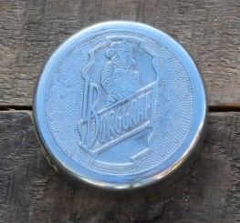 Fahrrad/Moped Klingel Deckel "BURGGRAF", orig. 50er Jahre, verchromt, ohne Unterteil, ggf. Gebrauchsspuren, siehe Bilder 