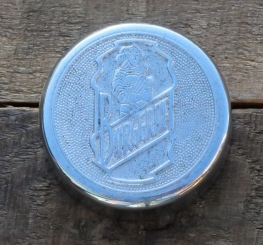 Fahrrad/Moped Klingel Deckel " BURGGRAF", orig. 50er Jahre, verchromt, ohne Unterteil, ggf. Gebrauchsspuren, siehe Bilder 