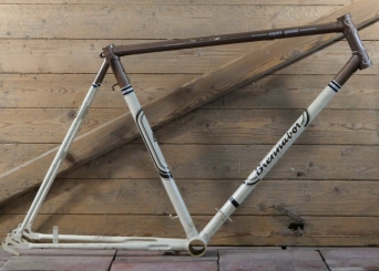 Fahrradrahmen BRENNABOR Super Speed, für Tourenrad, Herren, 28 Zoll, Stahl, 80er J., creme/braun-metallic, gebr. 