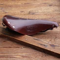 Sattel "Brooks B17 Standard", für Rennrad, Leder, braun, Breite ca. 18 cm, Länge ca. 28 cm, Neuware 