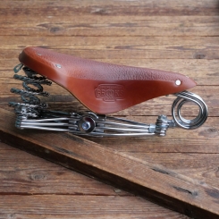 Sattel "Brooks B33", Herren, Leder, braun, Breite ca. 23 cm, Länge ca. 31cm, Neuware 