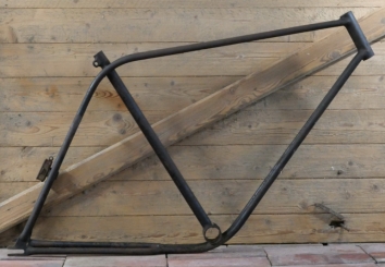 Fahrradrahmen Opel Doppelstabil, 26 Zoll, Herrenausführung für Ballonrad, 1930er Jahre 