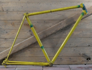 Fahrradrahmen Rabeneick Team, Herrenausführung für Rennrad 27/28 Zoll, Stahl, frühe 1950er Jahre 