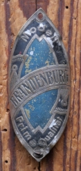 Steuerkopfschild BRANDENBURG, 20er/30er Jahre, Originalschild aus Sammlungsbestand 