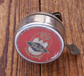 Fahrrad/Moped Klingel TÖDT/Frankfurt, orig. 1950er/60er Jahre, verchromt/Lack, gebr. 