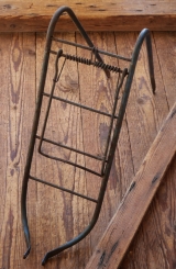 Gepäckträger, orig. 50er/60er Jahre, breite Ausführung, blau, gebr. 