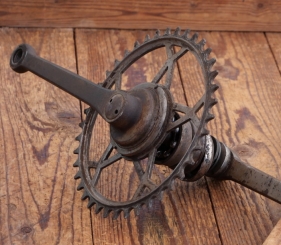 Tretlager OPEL, für Tourenrad, orig. 20er Jahre, vernickelt, Glockenausführung,  gebr. 