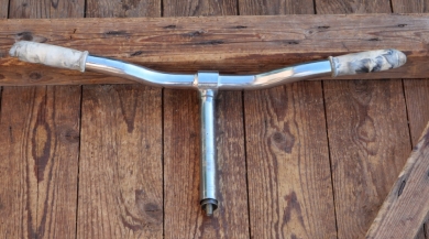 Fahrradlenker, original 60er/70er Jahre, verchromt, mit Vorbau für Sportrad, gebr. 